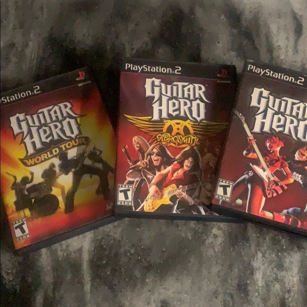 PlayStation 2 Guitar Hero DVDs - Picture 1 of 4